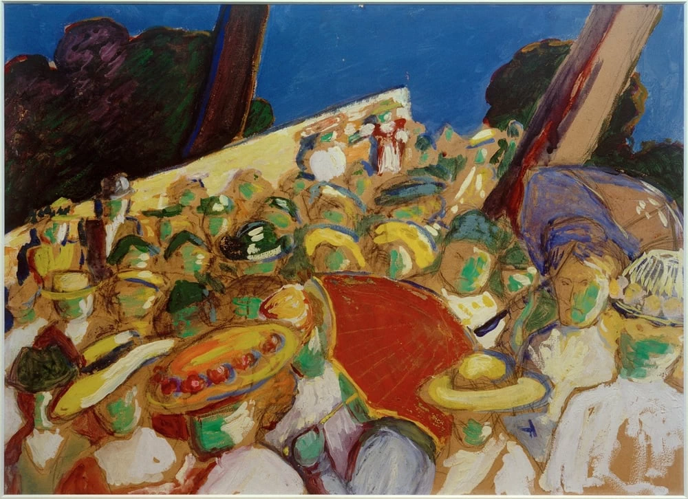 La folla - Ascona, Fondazione Marianne Werefkin